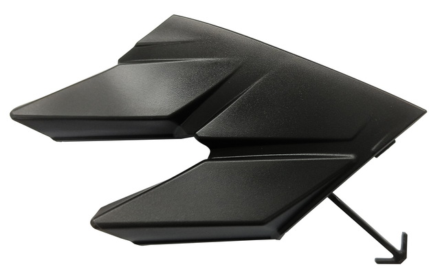 HOOK HOLE COVER FRONT BUMPER MAT BK